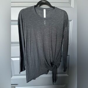 Lululemon Athletica Dark Gray Long Sleeve Tee
